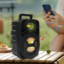 Donemore Karaoke Machine for Kids Adults, Portable Bluetooth Speaker with Led Lights, Gifts for Girls Boys Birthday/Home Party