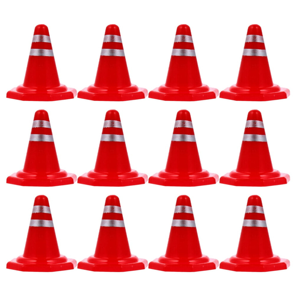 Zonhebin 12Pcs Mini Traffic Cones For Toys And Sand Table 9402001806215