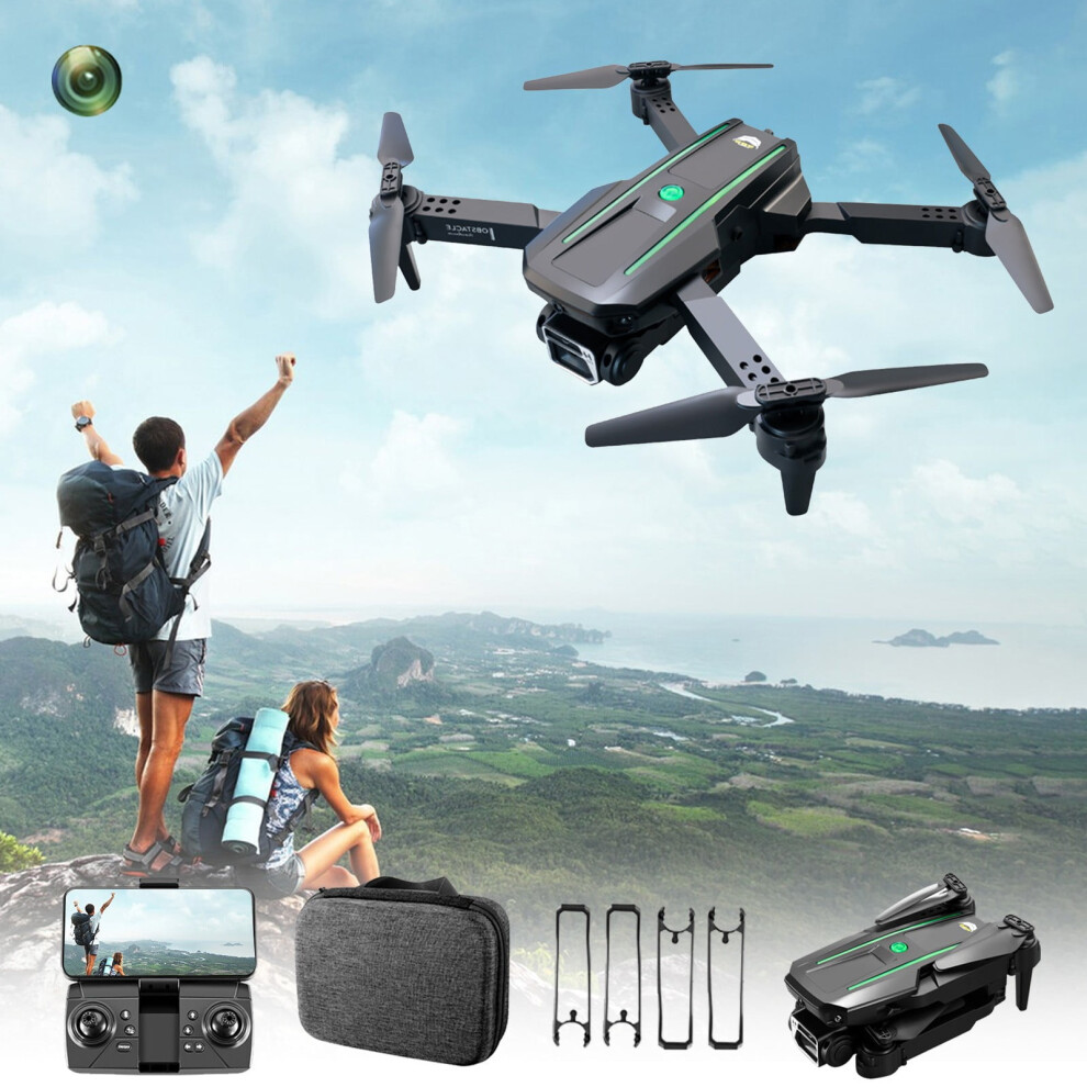 Foldable Drone With Hd 1080P Camera, Fpv Wifi Rc Quadcopter For Beginners, Gesture Control, Obstacle Avoidance, Headless Mode, Birthday Gift For Kids 9448990261222