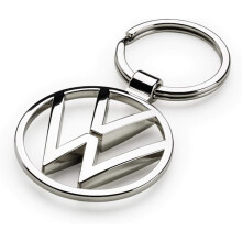Volkswagen 000087010BN Keychain VW Keychain in Metal Silver