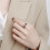 Adjustable Anti-Stress Ring with Rotatable Beads Silver 5