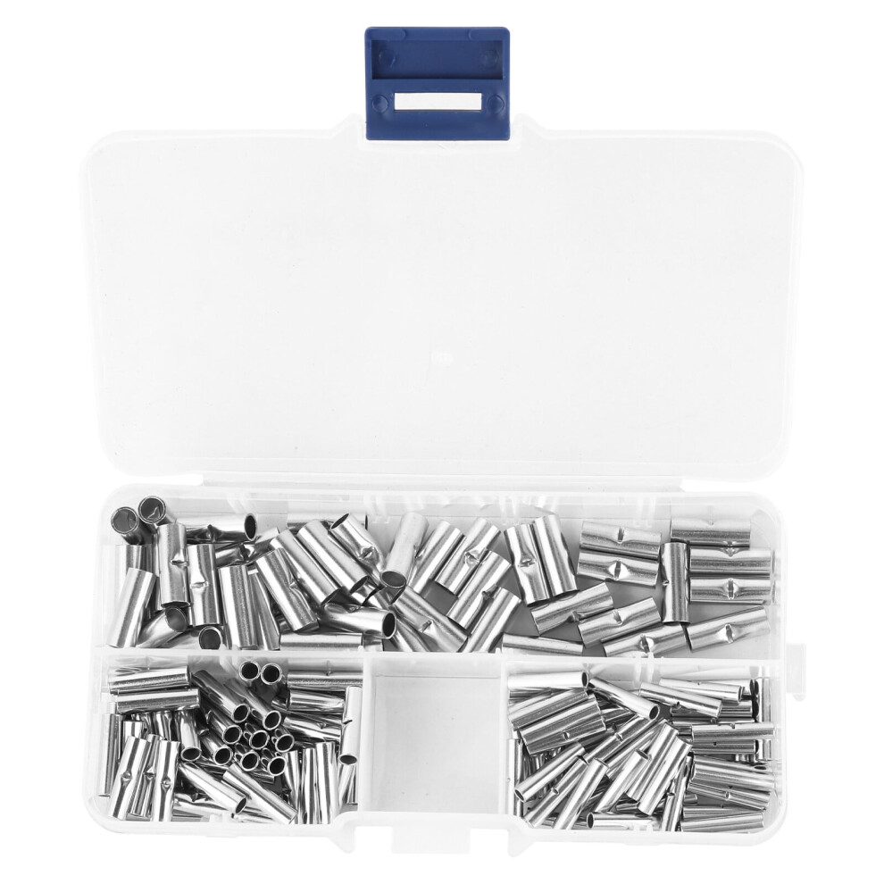 150Pcs Butt Splice Wire Connectors Copper Bare Tinned Crimp Terminals 9402001808578