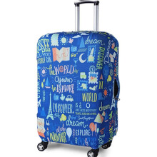 Elastic Suitcase Cover Suitcase Protective Cover for Luggage Case Applicable to 19''-32'' Suitcase Cover Blue Graffiti M