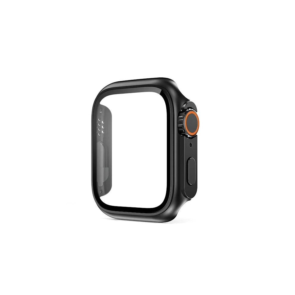 Glass+Case For Compatible With Apple Watch S10 42Mm/46Mm, Screen Protector & Bumper Shell Replace For Iwatch Series 10, Black 9402001808349