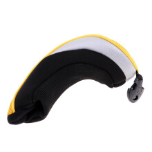 Golf Premium Hybrid UT Headcover with Interchangeable Number Tag , Yellow