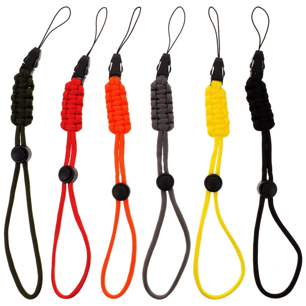 6Pcs Phone Wrist Straps Anti-Lost Hand Wrist Strap Mobile Phones Cameras Lanyards 9402001806734