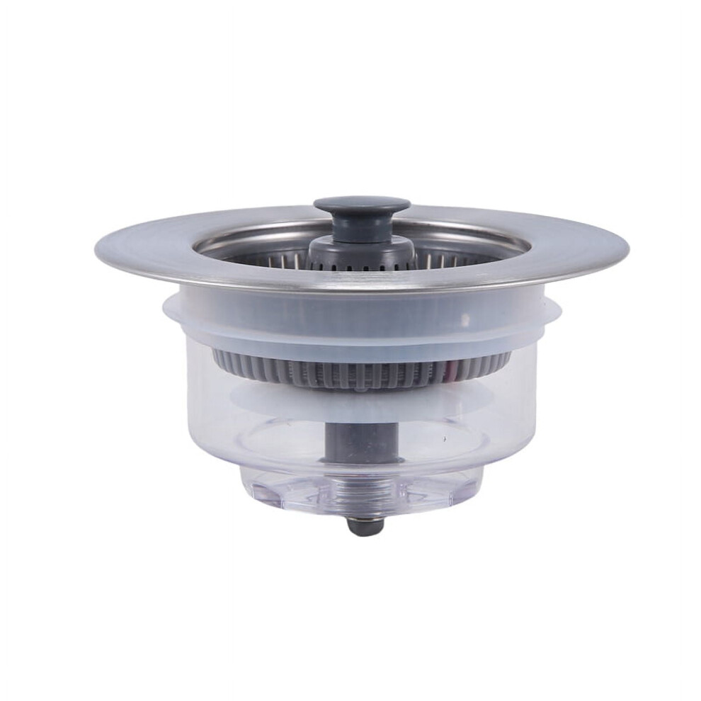 Kitchen Sink Odor Filter, Stainless Steel Sink Bounce Core Drain Strainer, Kitchen Sink Drain Strainer 9170372873647