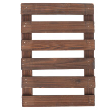 Vintage Wall Hanging Fence Vintage Rustic Wood Wall Farmhouse Shutters for Interior Wall Decoration Ornament Coffee