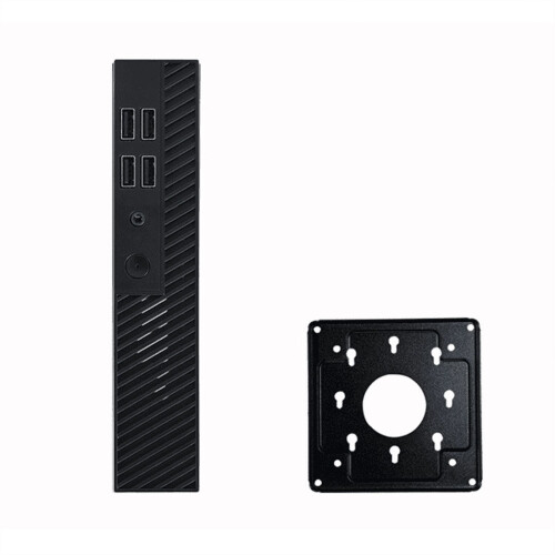 ckepdyeh DX01 Mini ITX Desktop Computer Chassis Thin Half Height Computer Chassis USB2.0 Computer Case with Wall Bracket 1