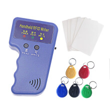 125KHz RFID Card Duplicator Compatible with T5577 Chip with 5 Key Fobs and 5 Cards