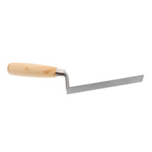 Stainless Steel Corner Plastering Trowel with Ergonomic Grip, Durable 2 in 1 Masonry Tool