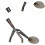 Weed Puller Tool Replacement Head, Durable Metal Standing Weeder for Lawn and Garden 3