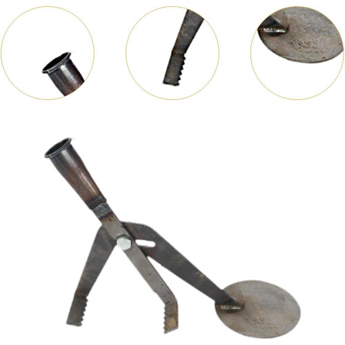 Weed Puller Tool Replacement Head, Durable Metal Standing Weeder for Lawn and Garden 2