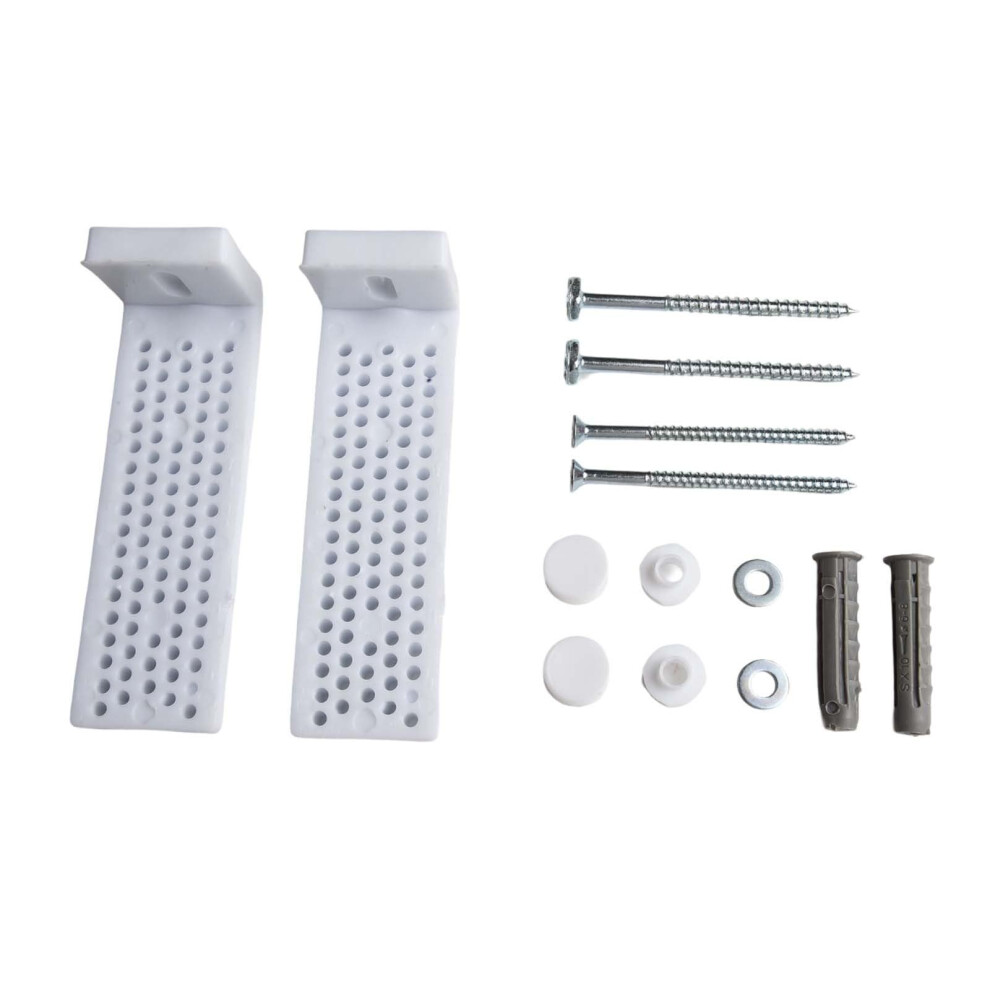 Stainless Steel Toilet Fixing Kit With Lshaped Anchor Bolts And Screw Covers For Pan 2Pcs 9053599908166