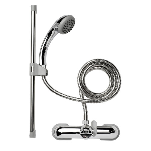 Croydex Croydex Shower Head and Hose Mixer Set with Riser