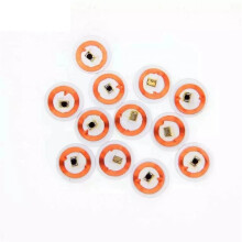 10Pcs 25MM ID 125Khz Only Read Authorization RFID EM4100 TK4100 Transparante Circular Coin Card Access Control Smart Keyfob Tag
