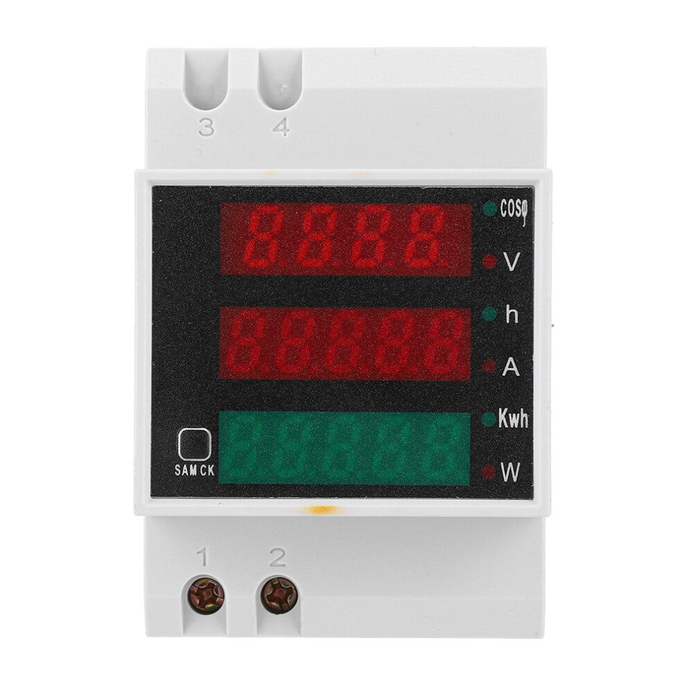 Power Factor Meter Voltage Meter Digital D52-2047 For Power Monitoring 9058772082435