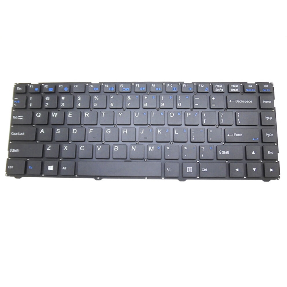Laptop Keyboard For Entrowar 14" Apollo English Us No Frame New Black 9065759444476
