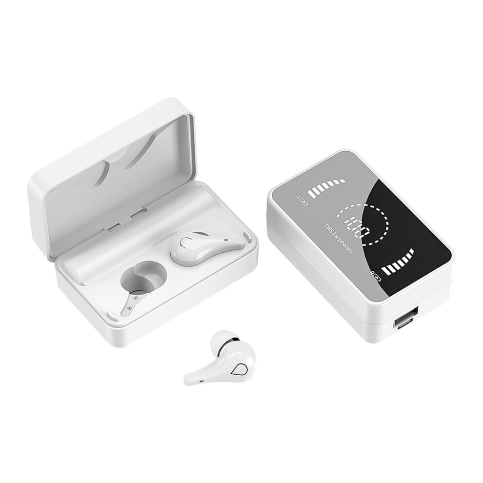Eqwljwe Mirror Screen Touch-Control Tws Earphones With Bluetooth, Compatible With Holiday Clearance 9180479539810