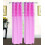 Katy Solid Ruffled Pleated Window Curtain Panel With Grommets 84" Long Drapes - Rose Pink 1