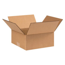 - 50 Pack of 9x9x3” Corrugated Cardboard Packing Shipping Mailing Moving Carton Boxes Cube