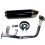 Scooter Exhaust Black Chrome  Performance for Ice Bear Bullet PMX505J 50cc 1