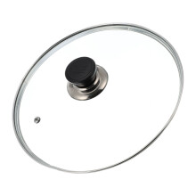 Eease Clear Tempered Glass Lid for Pans and Pots with Silicone Knob - 30cm