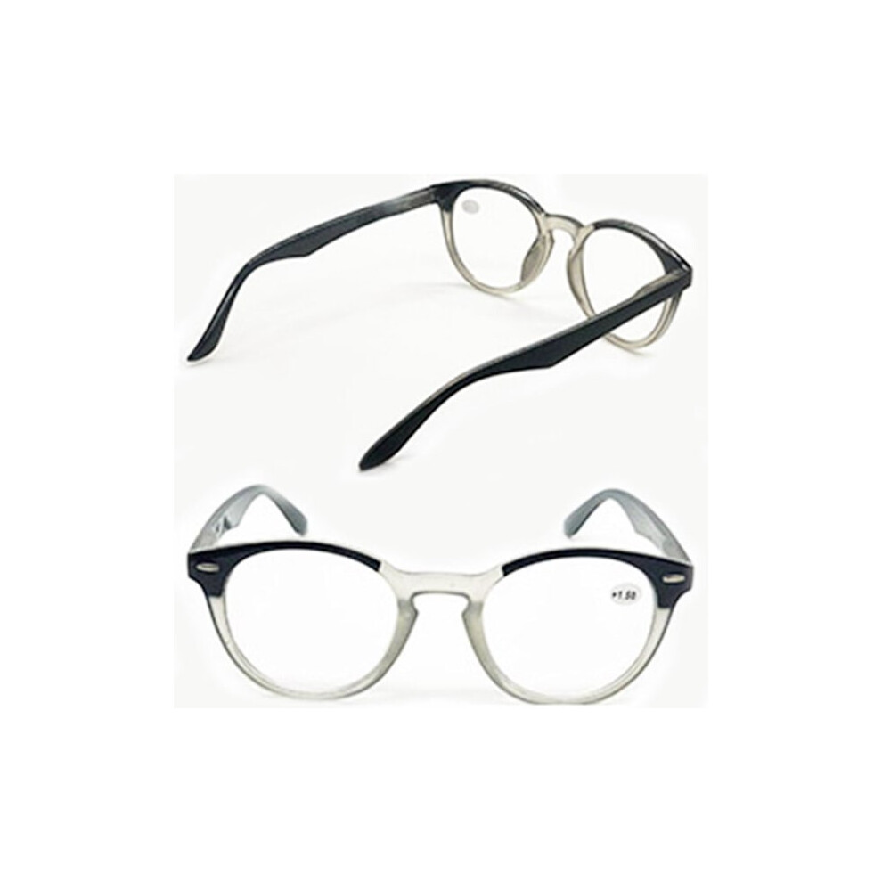 Practical Comfortable Reading Glasses Unisex 1.0 Gray 9065759448665