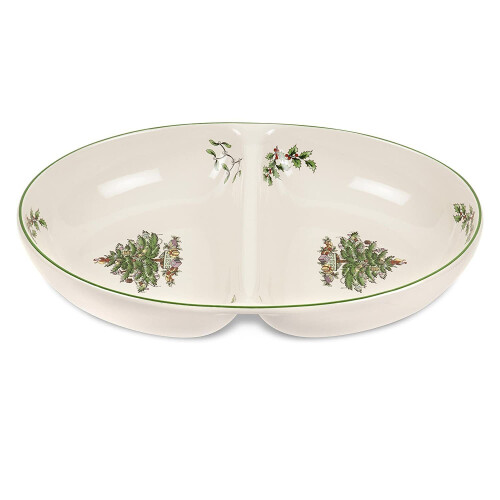 Christmas Tree Divided Dish 2