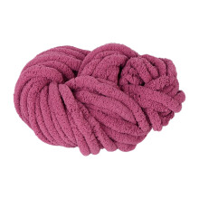 HOMYL Chunky Chenille Yarn Gauge 7 Giant Acrylic Fibers for Crochet DIY Crafts Bed Violet