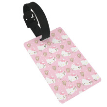 Hello Kitty Luggage Tag Hanger with Name ID Identification Label Removable Wristband for Suitcases Duffel Bags Gym Bags Tool Boxes