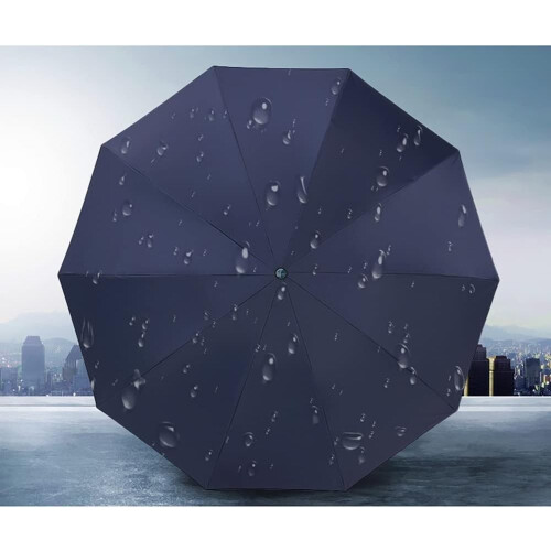 Windproof Golf Umbrella with Automatic Open Close, Vented Canopy, Compact Folding for Men 1