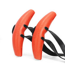 A pair of cow horn handlebars for fitness rowing, back pulling pull pull, upward high position, downward curved grip accessories