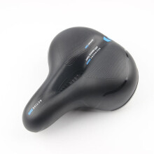 Fitlab Bike Saddle Cover with Memory Foam, Dual Shock Absorbing Rubber Balls, Breathable & Comfortable for MTB Road Bike - 7304