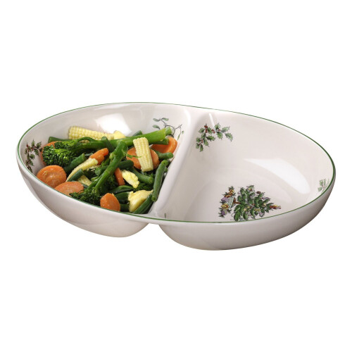 Christmas Tree Divided Dish 1