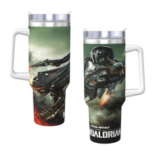 Star Wars 40oz H2.0 Stainless Steel Vacuum Insulated Tumbler With Lid And Straw For Water, Iced Tea Or Coffee, Smoothie