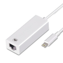 CQBB Ethernet RJ45 Adapter for Lightning for compatible with iPhone and compatible with iPad 100