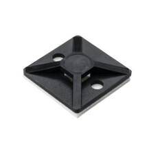 01556 - CABLE TIE MOUNT BLK 25X25MM (100 pcs/pkg)