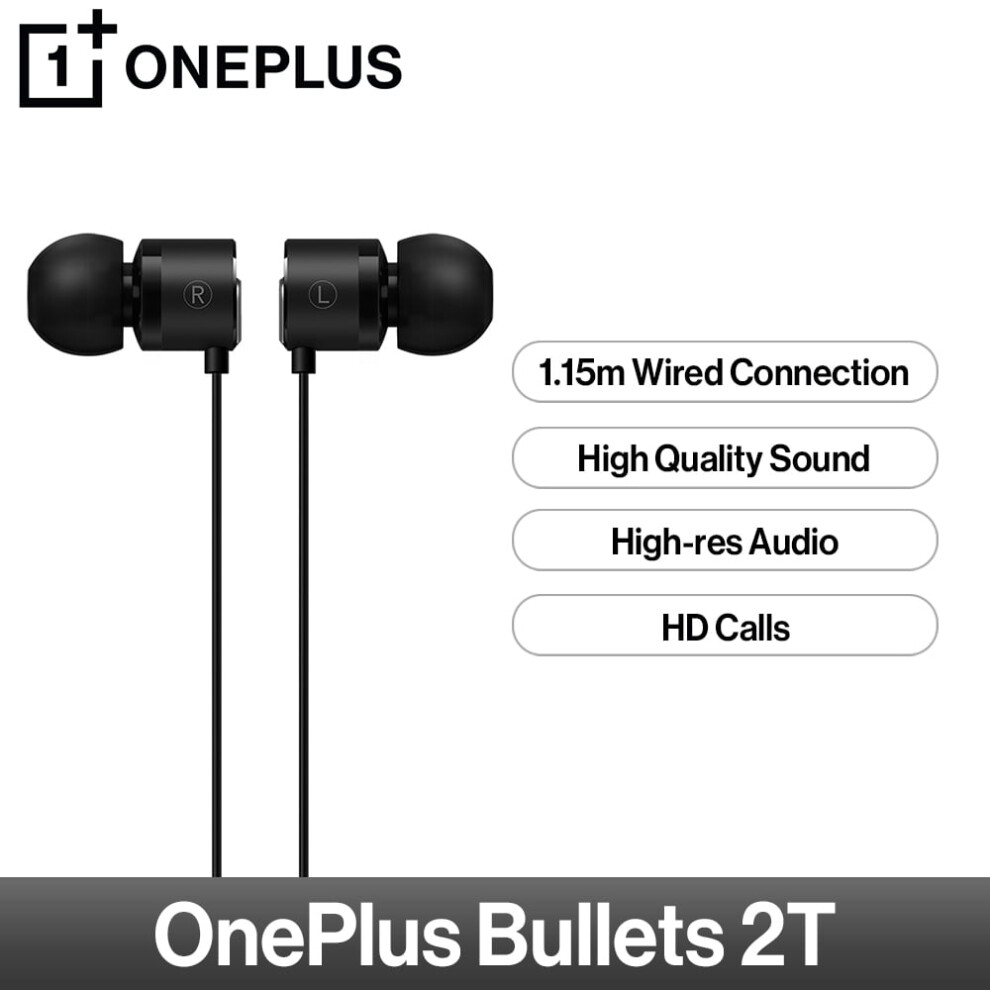 Compatible With Oneplus Bullets 2T, Type-C In-Ear Headset With Remote Mic, 1.15M Wired For Compatible With Oneplus 7 8 Pro 6 7T 9338982171359