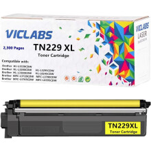 Yellow TN229 TN229XL Toner Cartridge Compatible with Brother HL-L3220CDW, HL-L3280CDW, HL-L3295CDW, HL-L3300CDW, HL-L8245CDW, MFC-L3720CDW,