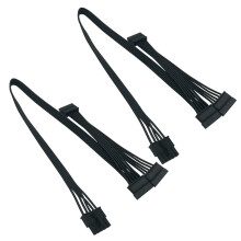2X 5 Pin to 3 SATA Hard Drive HDD Power Cable V550 V650 V750 V850 V1000 Modular Power Supply