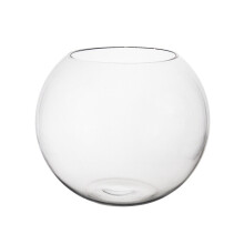 8.5" x 7" Fish Bowl Glass Vase - 1 Piece, Clear