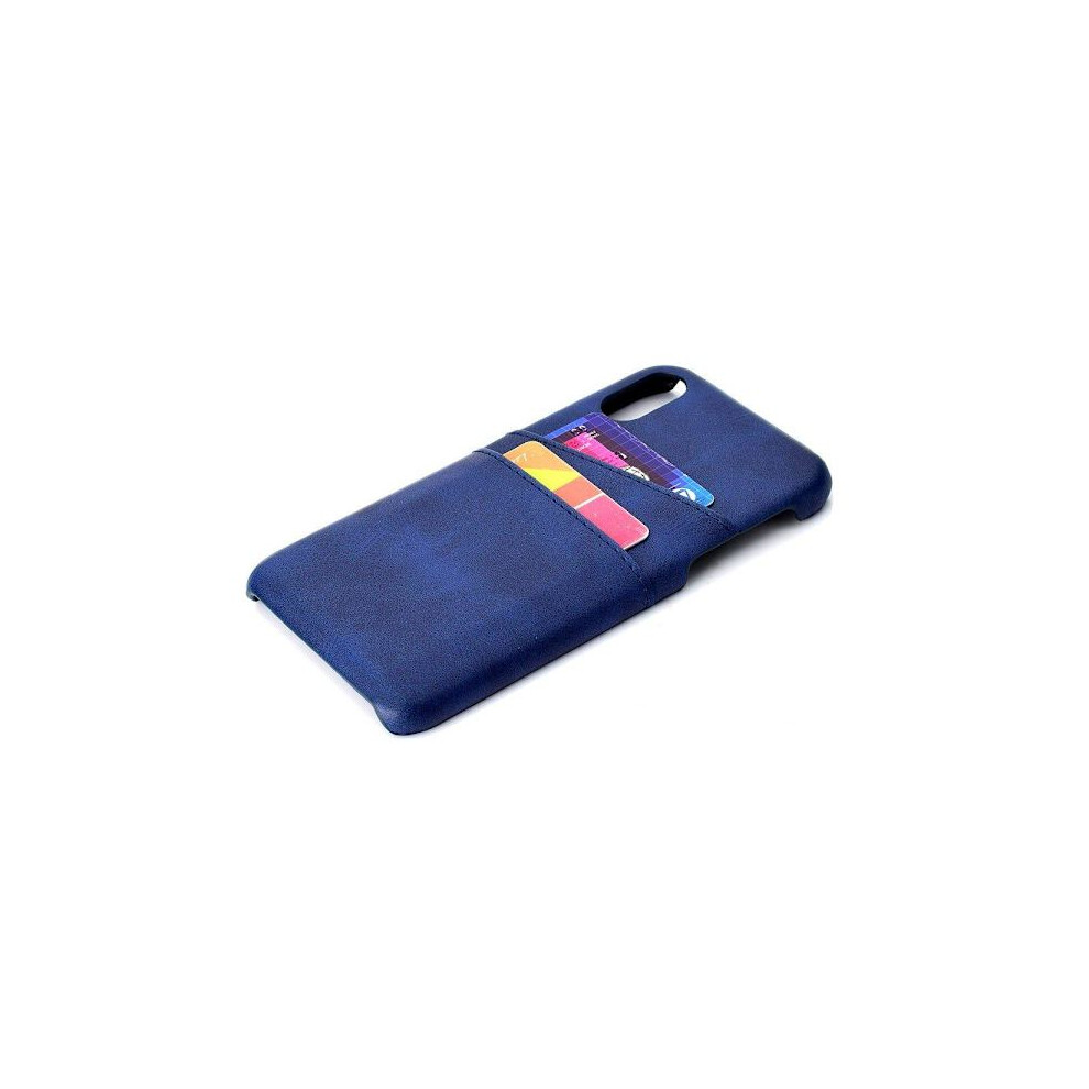 Smart Vintage Case With Card Slot For Compatible With Iphone Xs Max Navy Blue 9499224726949