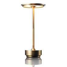 Rechargeable LED Desk Lamp, Touch Control, 3-Level Brightness, USB Eye Protection Night Light, Wireless