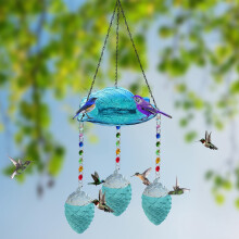 Glass Hanging Birdbath Water Hummingbird Birdbath Outdoor Deep Birdbaths Outdoor Glass Birdbaths