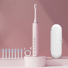Sonic Electric Toothbrush for Adults, Power Electric Toothbrush with 8 Brush Heads, 2-Min Timer,5 Modes Teeth Whitening,Sonic Travel Toothbrush