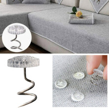 Fixing Clip Celebration Activ 30 Pcs Upholstery Headliner Pins Clear Heads Pins for Slipcovers and Bedskirts
