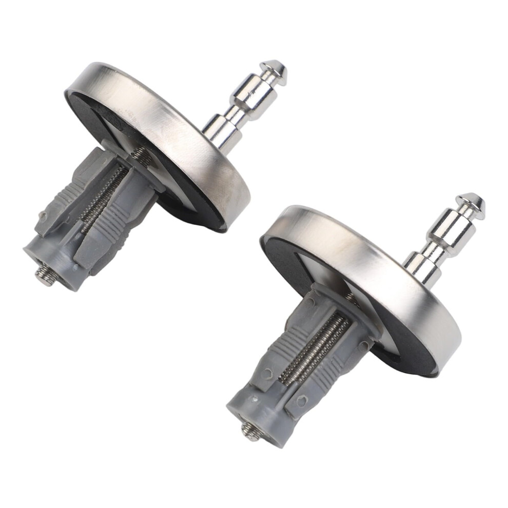 Toilet Seat Hinge Screws 2 Pack 8Mm Fix Stainless Steel Bolts Fits Most Toilets Durable 9455672564632