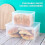 Plastic Bread Box, Airtight Container for Fridge, Keeps Bread Fresh, Compatible with Slice Bread, Crackers, Snacks, Bagels, with Lid 5