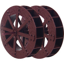 2 Pcs DIY Water Wheel Model Fountain Replacement Wheels Fish Tank Decorations Table Zen Garden Accessories Mini